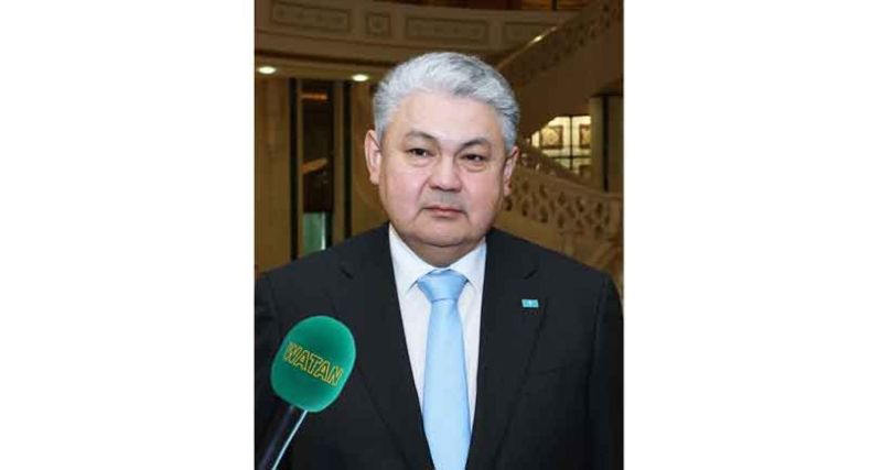 رئیس ‌جمهور ترکمنستان وزیر امور خارجه قزاقستان را به حضور پذیرفت